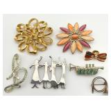 Jewelry Grouping - Brooches