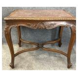 Italian Marble Insert Accent Table