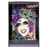 1991 Mythic Mardi Gras Poster, Andrea Mistretta