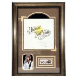 Neil Young Autographed Harvest LP Album w/ COA