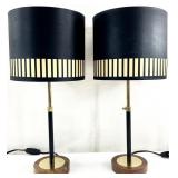Pair New Modern Table Lamps