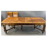 Banded Regency 12 Leg Banquet Table