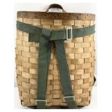 Vintage XL Basketville Trapper's Basket Backpack