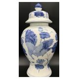 XL Chinoiserie Blue & White Ginger Jar