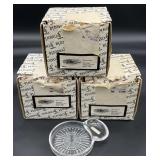 4 Vintage Fostoria Heritage Utility Coasters
