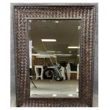 Bombay Woven Leather Mirror