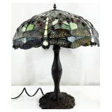 Tiffany Style Dragon Fly Stained Glass Lamp