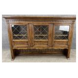 Fruitwood Bookcase/Hutch Top