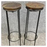 Pair New Union Home Metal Accent Stands