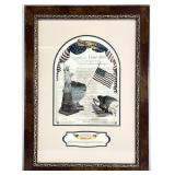D. Bookman, Let Freedom Ring I Framed Print