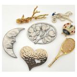 Jewelry Grouping - Brooches