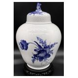 Royal Copenhagen Blue Flowers Covered Vase - B