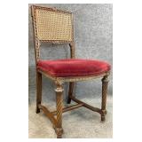 Antique Italian Cane Back Chair