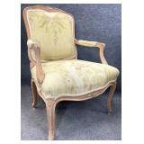 French Needlepoint Fauteuil Chair