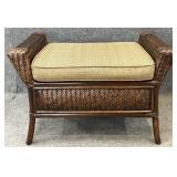 Wicker/Rattan Ottoman