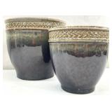 Set of 2 Ceramic Planters