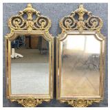 2 Ateliers Armand Dutry, Belgium Giltwood Mirrors