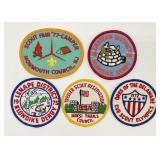 5pc 1970s Vintage Boy Scout & Cub Scout Patches