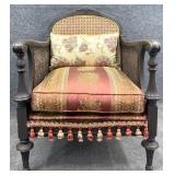 Antique Cane Back Arm Chair