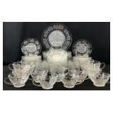 Princess House Fantasia Glass Dinnerware