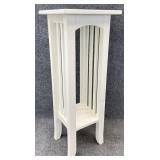 White Plant Stand