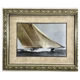Saraband Sailboat / Yacht Framed & Matted Art