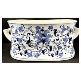 Large Blue & White Chinoiserie Footbath / Planter