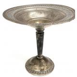 Sterling Silver Weighted Reticulated Compote