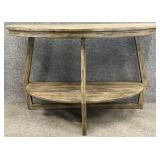 Modern Grey Demilune Table B