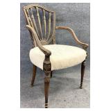 Mahogany Shield Back Arm Chair