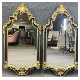 2pc Uttermost French Provincial Style Wall Mirrors