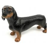 Cast Iron Dachshund Dog Doorstop