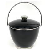 Vintage Chrome Acrylic Stainless Steel Ice Bucket