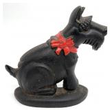 Vintage Cast Iron Scottie Dog Door Stop