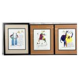 3 Brian Andreas Whimsical StoryPeople Watercolor