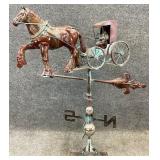 Horse & Carriage Decorative Weathervane