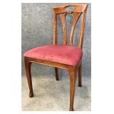 Vtg Mahogany Side Chair