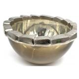 Wildwood Contemporary Metal & Glass Fruit Vase /
