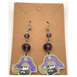 ECU Pirates Earrings