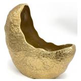 Abstract Rock Style Crescent Metal Bowl