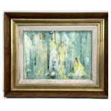Harriette Harra, Signed Mid Century Oil Painting