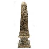 Chelsea House Gold Tortoise Capiz Style Obelisk