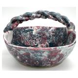 Shelton's, Seagrove, NC, Art Pottery Basket