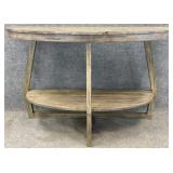 Modern Grey Demilune Table A