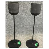 Pair New Union Home Pillar Candle Holders