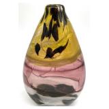 Signed Art Glass Vase