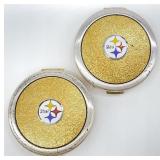 2 Volupte Pittsburg Steelers Compact Mirrrors