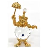 Swarovski Crystal Trimlite Clown w/ Umbrella
