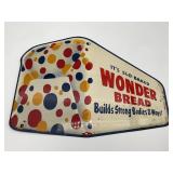 Vintage Tin Litho Wonder Bread Advertising Sign