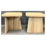 Pair New Union Home Laurel Side Tables